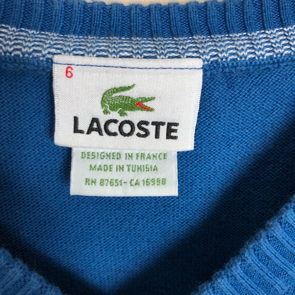 Lacoste Blue Sweater - Picture 3 of 6
